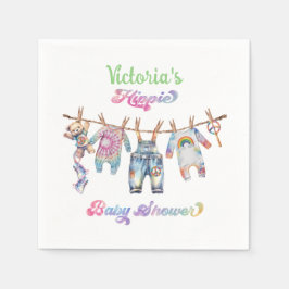 Guardanapo De Papel Pequeno Chá de fraldas de Linha de Fechamento Hipp