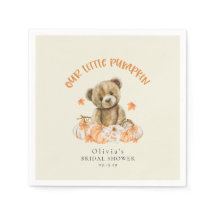 Pequeno Chá de fraldas de Urso de Pumpkin