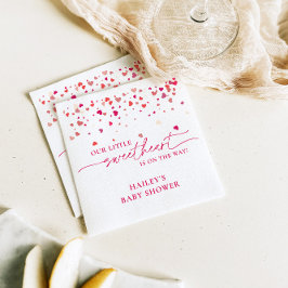 Guardanapo De Papel Pequeno Chá de fraldas Swetheart, Chá de fraldas