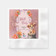 Pequeno e bonito leão