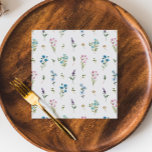 Guardanapo De Papel Pequeno Papel de Chá de fraldas de Flor Selvagem<br><div class="desc">Pequeno Papel de Chá de fraldas de Flor Selvagem</div>