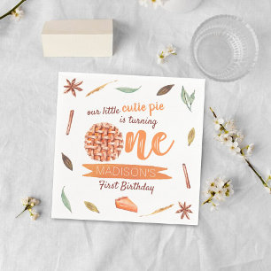 Guardanapo De Papel Pequeno primeiro aniversario de Pizza Fall