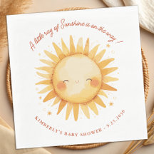 Pequeno Raio de Sol Cute Boho Sol Chuvada de Bebê