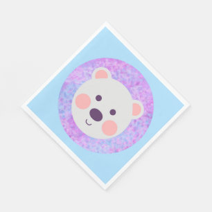 Guardanapo De Papel Pequeno Urso Polar Bonito