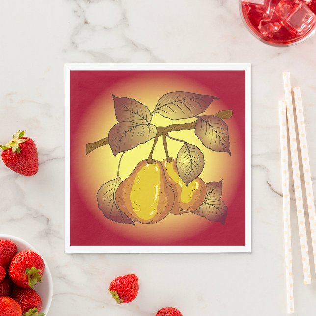 Guardanapo De Papel Peras Numa Árvore (Criador carregado)