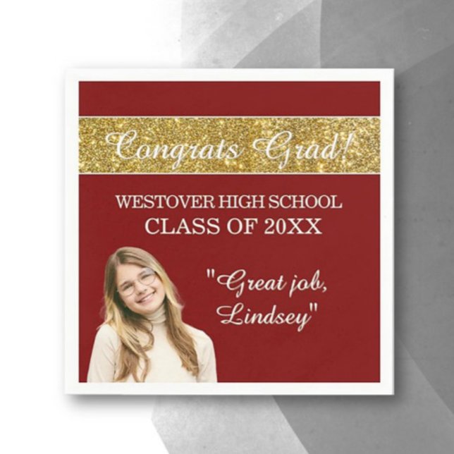 Guardanapo De Papel Perfect Graduation Congrats  (Criador carregado)