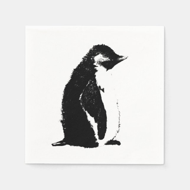 Guardanapo De Papel Perfect Penguin Napkin (Frente)