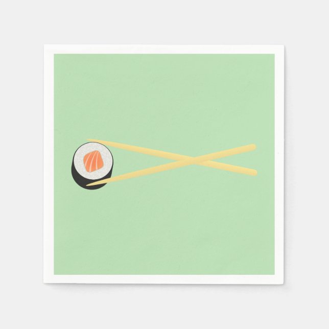Guardanapo De Papel Perfeito Sushi I (Frente)