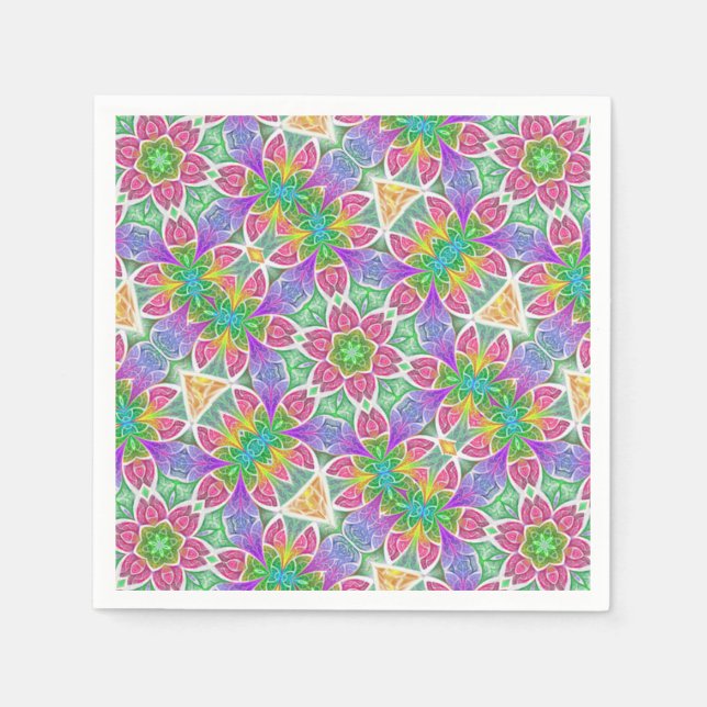 Guardanapo De Papel Perigo de Flor (Frente)