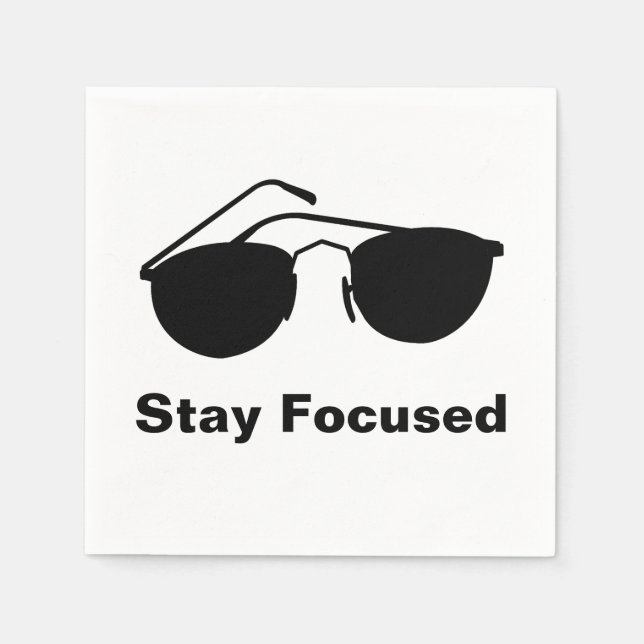 Guardanapo De Papel Permaneça focado em 2026 (Frente)