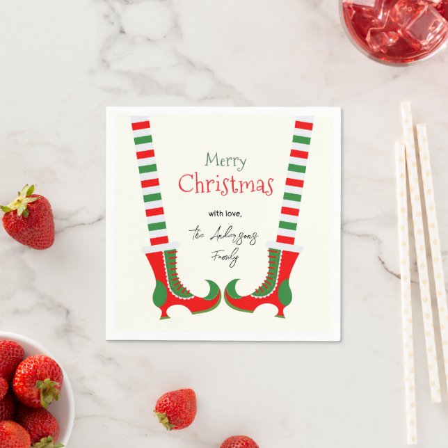 Guardanapo De Papel Pernalonga de Elfo Festivo Feliz Natal (Insitu)