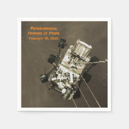 Guardanapo De Papel Perseverança chega a Marte