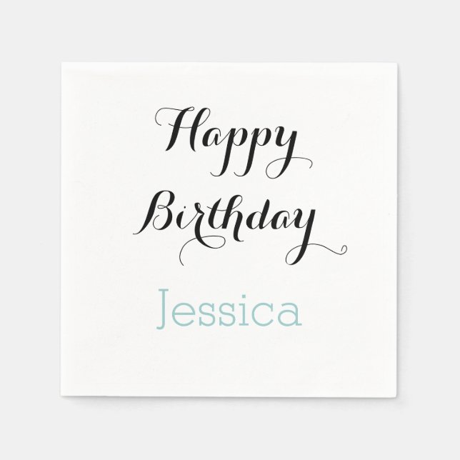 Guardanapo De Papel Personalizado (Frente)