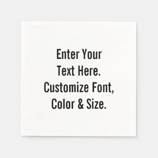 Guardanapo De Papel Personalizado