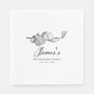 Guardanapo De Papel Personalizado do Grupo de Reforma do Tema Golf