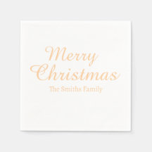 Personalizado Nome Moderno Natal Feliz Customizado