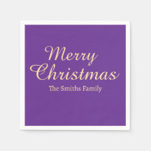 Personalizado Nome Moderno Natal Feliz Personaliza