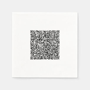 Guardanapo De Papel Personalizado Personalizado Seu Código QR Informaç
