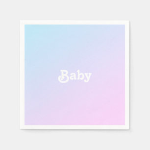 Guardanapo De Papel Personalizar Chá de fraldas de Fotos de Nome, ani