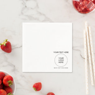 Guardanapo De Papel Personalize Seu Próprio Cocktail Branco Padrão da