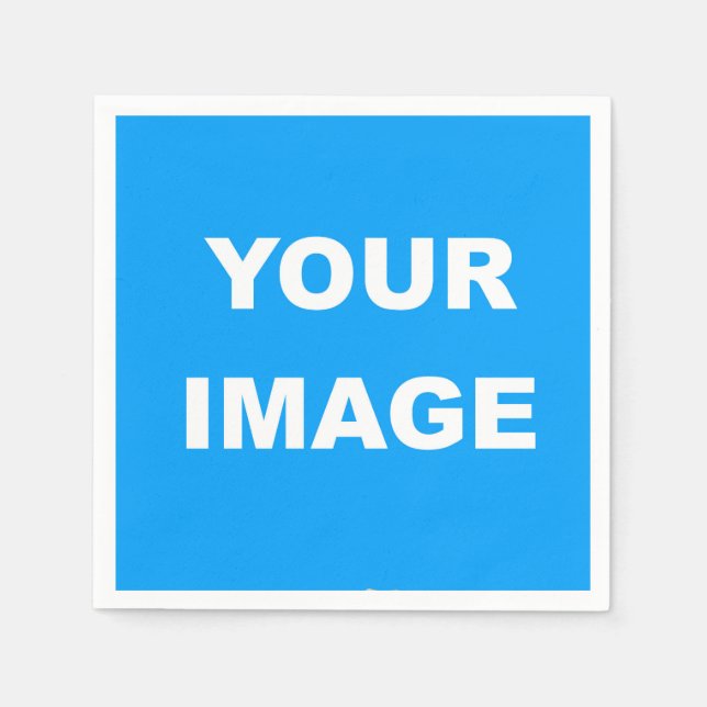 Guardanapo De Papel Personalize seu próprio logotipo de imagem fotográ (Frente)