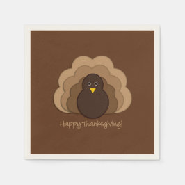 Guardanapo De Papel Peru de Ação de Graças