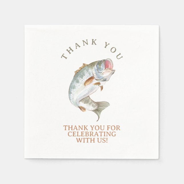 Guardanapo De Papel Pesca abandonada (Frente)