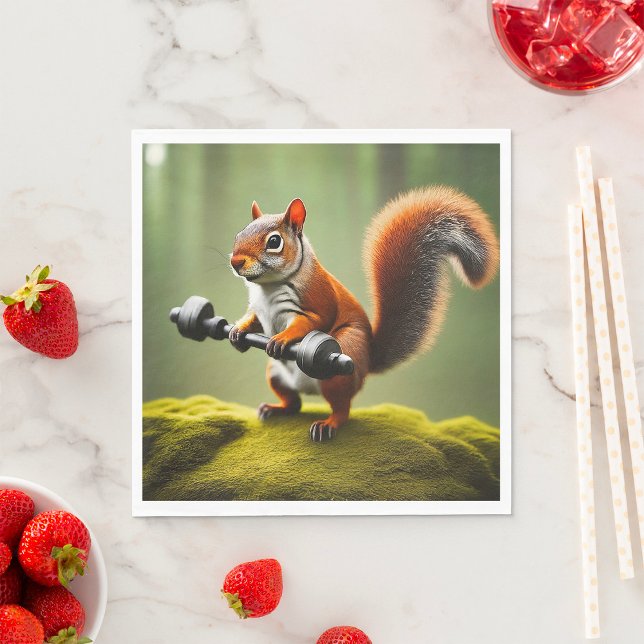 Guardanapo De Papel Pesos de elevação do esquilo (Criador carregado)