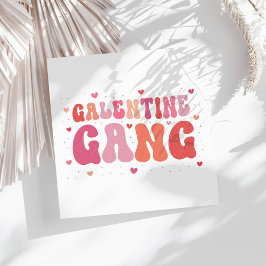 Guardanapo De Papel Pêssego Rosa Galentine's Gang Party