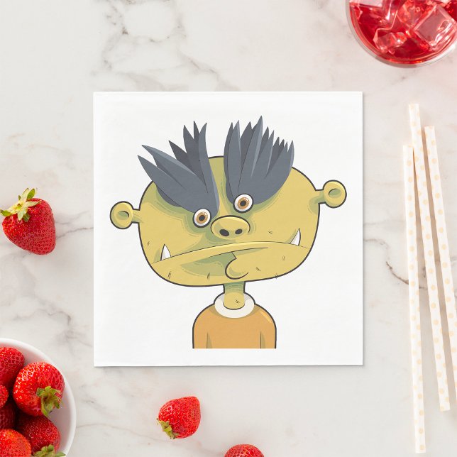 Guardanapo De Papel Pessoa de Alienígena estranha (Criador carregado)