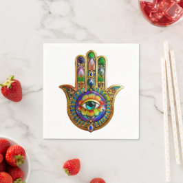 Guardanapo De Papel Petais De Flores Coloridas Turquesa De Terceiro Ol