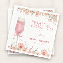 Pétalas de Arco-Íris e Prosecco Blush Chá de Bebê 