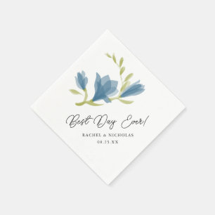 Guardanapo De Papel Pétalas Perfumadas de Freesia Melhor Dia de Todo