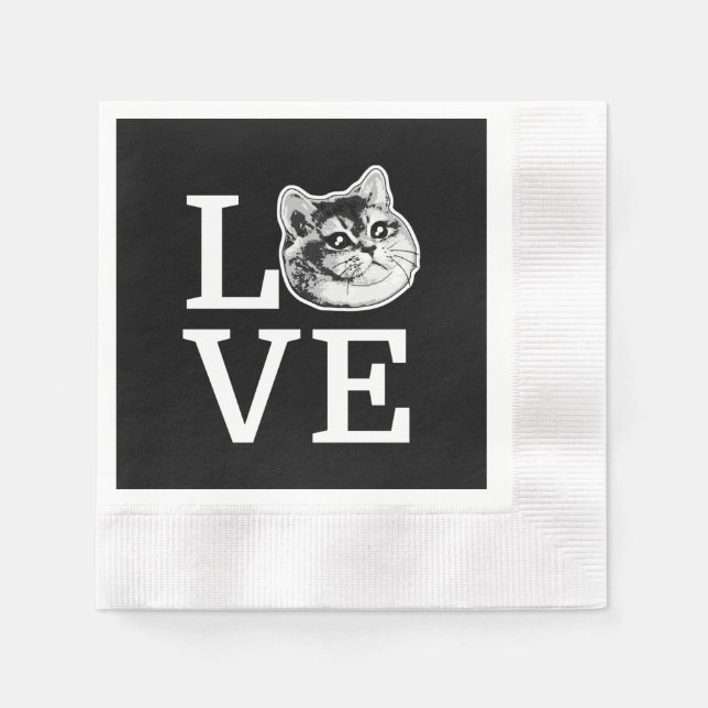 Guardanapo De Papel Philly Love Cat (Frente)