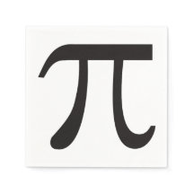 Pi Day Pi - Símbolo Napkins