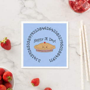 Guardanapo De Papel Pi Day Pie