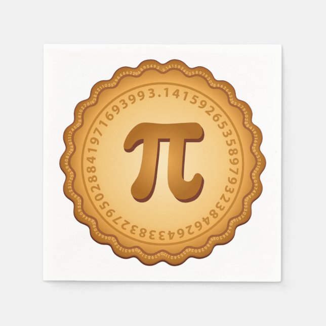 Guardanapo De Papel Pi Napkins para Comedores de Pizza Mensageiros (Frente)