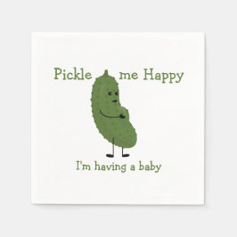 Guardanapo De Papel Pickle me Happy