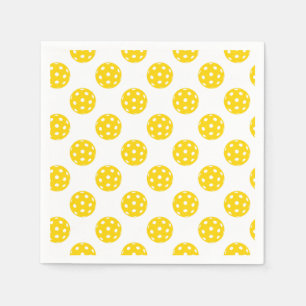 Guardanapo De Papel Pickleball Cocktail Napkins