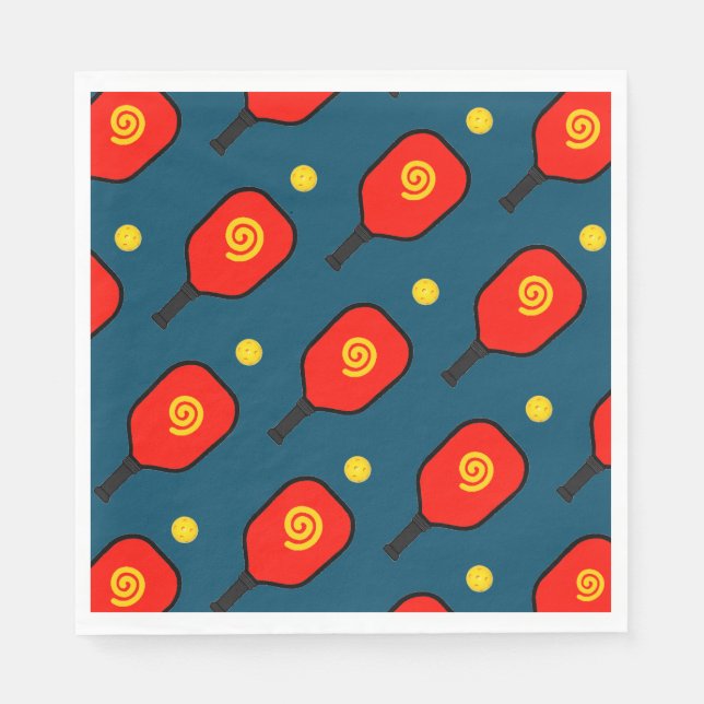 Guardanapo De Papel Pickleball Party (Frente)