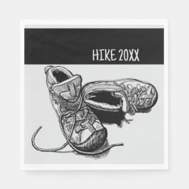 Guardanapo De Papel Picnic de acampamento personalizado Hiker