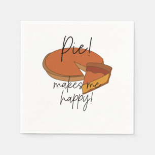 Guardanapo De Papel Pie Me Faz Uma Festa De Pie Feliz