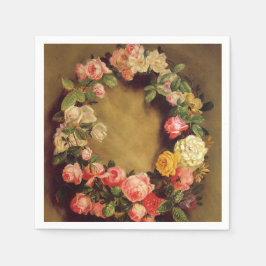 Guardanapo De Papel Pierre-Auguste Renoir - Coroa de Rosas