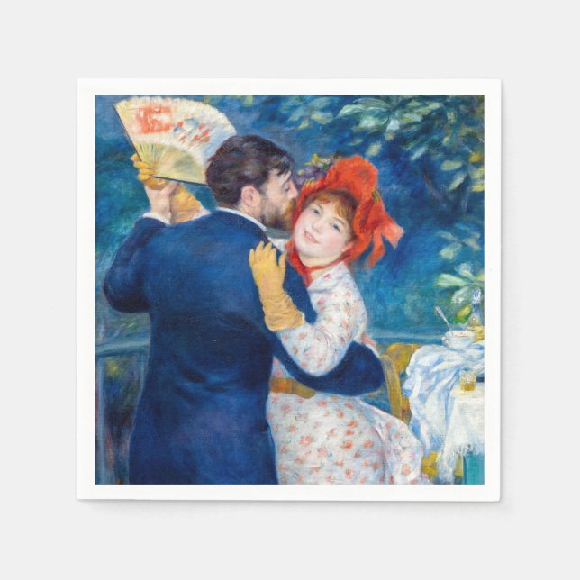 Guardanapo De Papel Pierre-Auguste Renoir - Dança do País (Frente)