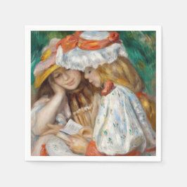 Guardanapo De Papel Pierre-Auguste Renoir - Leitura De Duas Raparigas