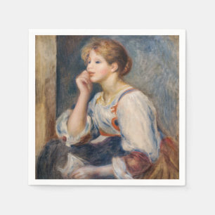Guardanapo De Papel Pierre-Auguste Renoir - Mulher com Letra