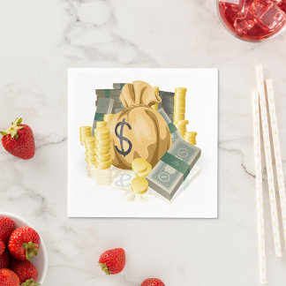 Guardanapo De Papel Pilares do Money Paper Napkins