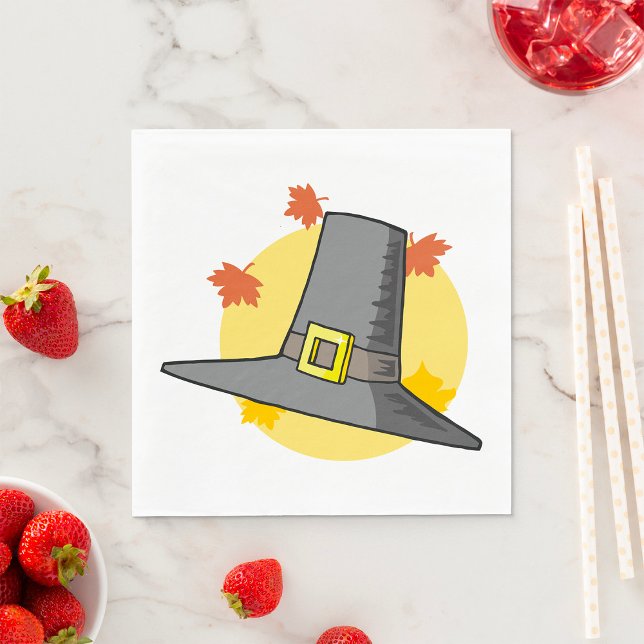 Guardanapo De Papel Pilgram Hat (Criador carregado)