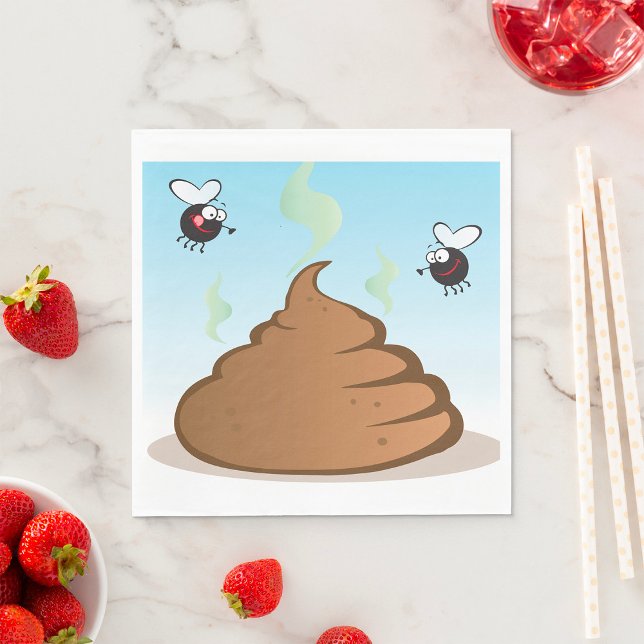 Guardanapo De Papel Pilha Cheirosa De Poop (Criador carregado)