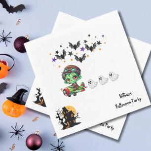 Guardanapo De Papel Piloto Zombie Whimbie Avião Cute Fantasmas e Morce